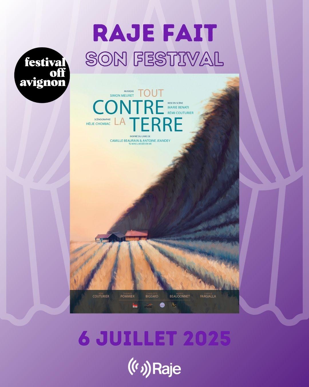 RAJE FAIT SON FESTIVAL JOUR #6 Charlotte Bigeard pour TOUT CONTRE LA TERRE
